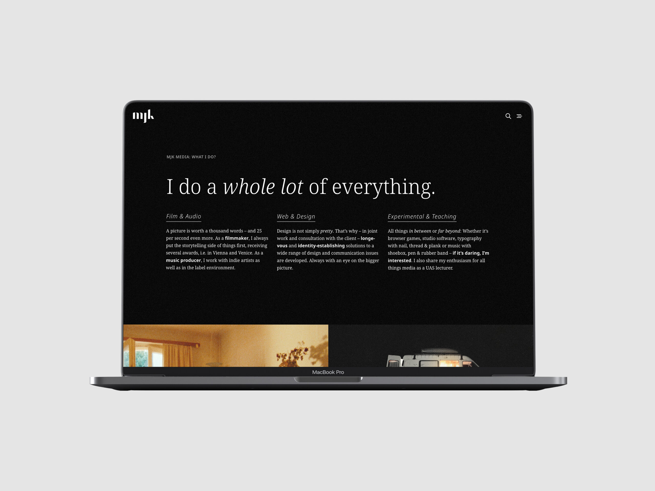 Bezel-Less Macbook Pro with Touch Bar Mockup by Anthony Boyd Gra