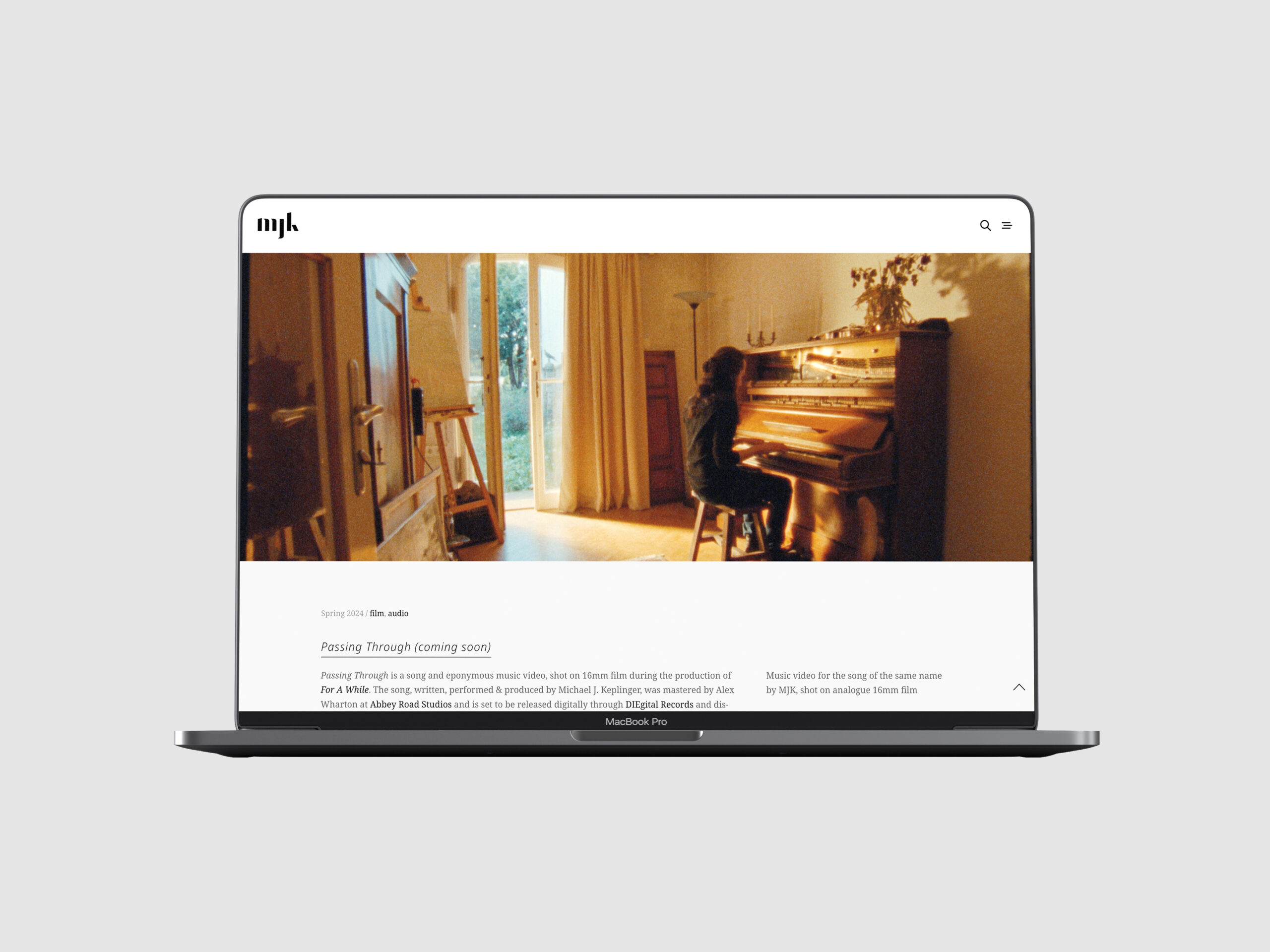Bezel-Less Macbook Pro with Touch Bar Mockup by Anthony Boyd Gra